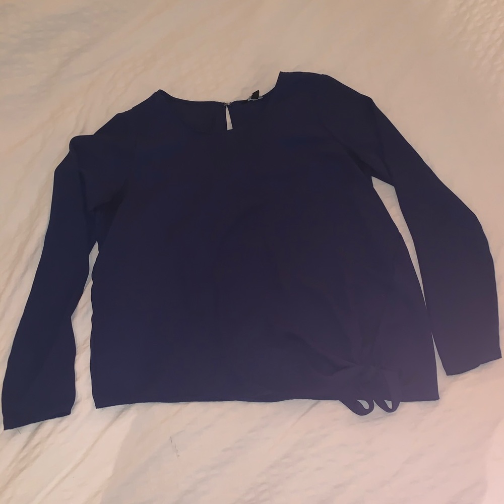 Express Side Tie Blouse